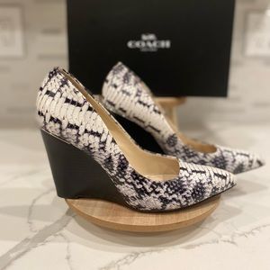 Coach | Leather Wedges in excellent condition. No Box